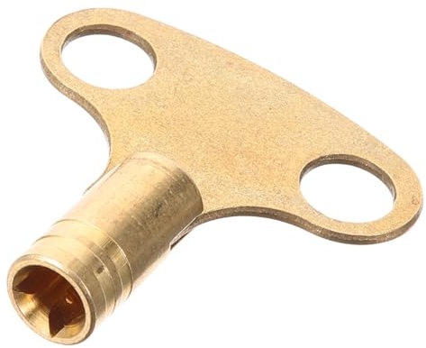 Homoyoyo Radiator Bleed Key Copper Utility Valve Tool for Home Maintenance Kit Easy to Carry and Support Long Time Using for DIY Enthusiasts and Professional Plumbers