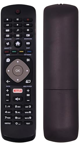Philips Universal-Fernbedienung für Philips Smart TV 4K UHD HDR mit Ambilight und Netflix