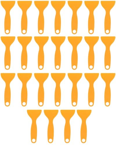 QLEUIFT 25 pcs Spatules en Plastique pour Imprimante 3D, Grattoir Flexible pour Enlever la Résine d'impression 3D, Outil D'installation D'autocollants pour Enlever Les Bulles d'air