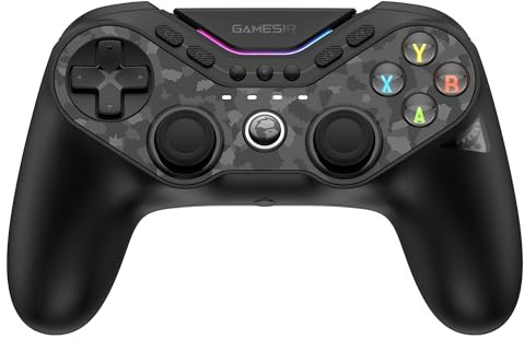 GameSir Tarantula Pro Wireless PC Controller for PC/Switch/Android/IOS, Bluetooth/USB Gaming Controller with GameSir Mag-Res™ TMR Stick, Switchable Face Button, Mappable 9 Buttons, Support