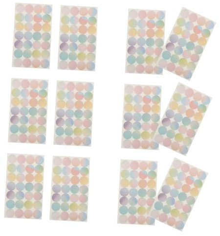 GETAJGHSD 16blätter Papierlochverstärkungen Selbstklebend Für Loseblattordner Kalender Und Notenblätter Lochverstärkungsaufkleber Locheraufkleber Mit Verstärkung