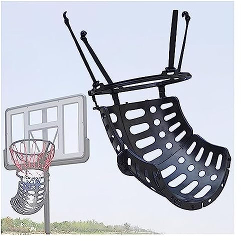Wandmontierter Basketball Hoop Rebounder Basketball-Wurfrücklaufgerät, einfacher Basketball-Rücklaufaufsatz, professioneller Universal-Ballrückpraller – kein Aufnehmen des Balls, für drinnen