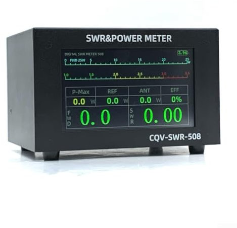Snowchecking 200W VSWR Digital Meter 1.8-54MHz Misuratore di potenza con schermo a colori IPS da 4,3 pollici per gli appassionati di radio amatoriali