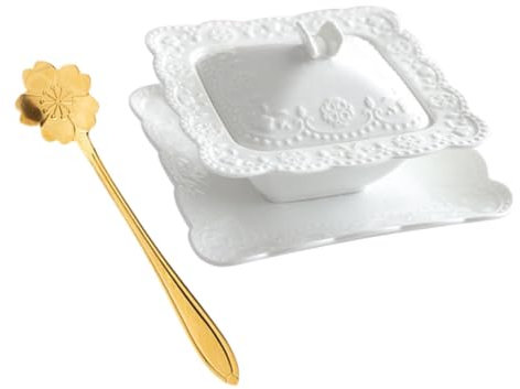 UTHCLO Ciotole in Ceramica Con Cucchiai Stoviglie Da Cucina Ciotole in Ceramica Per Stufati Per Zuppe Forniture Da Cucina