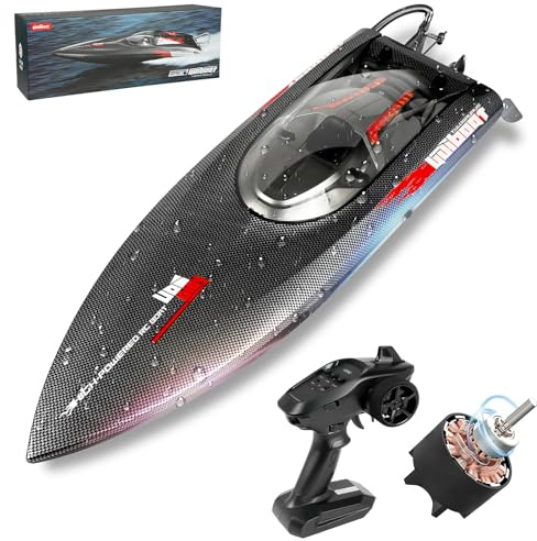 Ulifance UDI022 RC Boot Brushless für Pools und Seen, Groß Ferngesteuertes Boot Schwarz