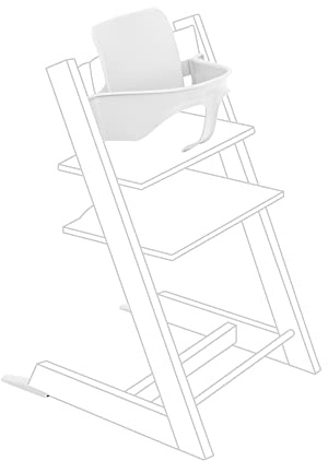 Tripp Trapp Baby Set di Stokke, Bianco - Trasforma la Sedia in un Seggiolone - Seduta per 6-36 mesi - Compatibile con i modelli Tripp Trapp prodotti dal maggio 2006