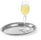 HENDI Serviertablett, oval, Tablett, Kaffeetablett, Geschirrspülmaschinengeeignet, 265x195x(H) 16mm, Satiniert