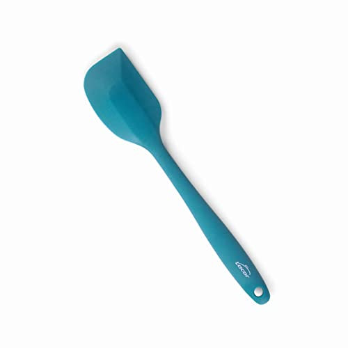 Lacor Spatola da Cucina Ocean, Spatola in Silicone, Utensili da Cucina, Manico Ergonomico, Antiaderente, Resistente alle alte Temperature, Lavabile in Lavastoviglie, Lunghezza 27.5 cm, 64454