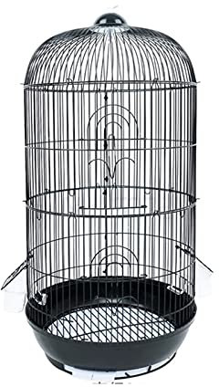 PWABAF Vogelkäfig - Nymphensittich - Belüftet, Lichtdicht - Vogelkäfig - 70 x 34 cm - Weiß