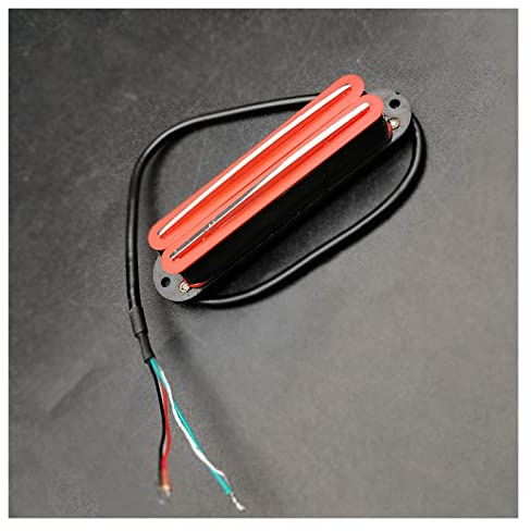 Humbucker-Tonabnehmer Für E-Gitarre Für For ST-Gitarre, Dual-Rail-Coil-Split-Tonabnehmer, Gitarrenteile Gitarren-Tonabnehmer-Set (Color : 04)