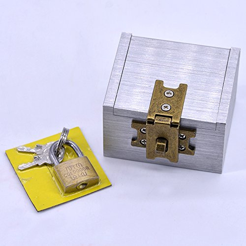 The Strong Box Magic Tricks Object Erscheint in verschlossener Metallbox Professioneller Zauberer Produzieren/Verschwinden Magic Box Komödie Nahaufnahme Bühne Gimmicks Mentalismus Requisiten