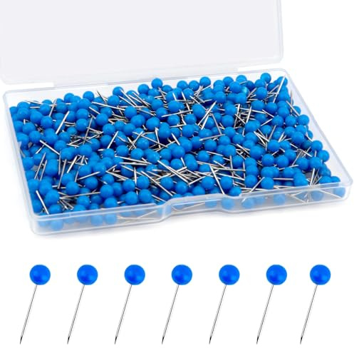500 Stücke Pins,Pinnadeln,Pinnwandnadeln,Pinnwand Nadeln,Pinnnadeln,Pins Für Pinnwand,Reißnägel,Pinnwandnadeln,Heftzwecken,Pinnadeln Für Weltkarte,Pinwand Pins,Nadel Pinnwand,Karte Nagel Stecknadeln