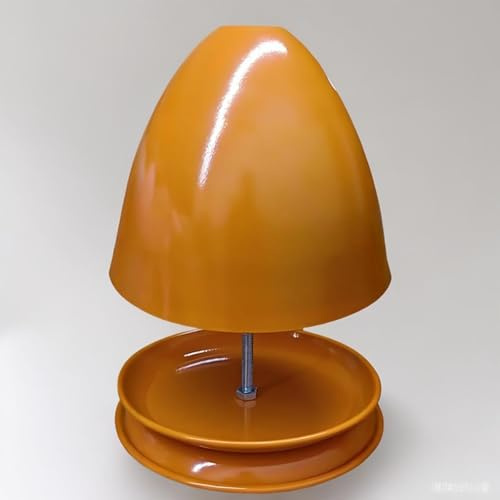 Teelichtheizer, Terrakotta, Kerzenwärmer für den Innenbereich, Metall, Kerzenheizer, doppelwandig, Teelichter, Ofen, Kerzenhalter für Wohnzimmer, Orange (doppellagig), 27 x 17,5 cm