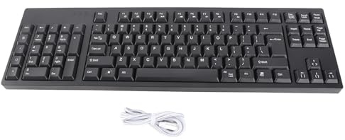 Greensen Left Handed Keyboard Ergonomic Full Size Double USB Interface Keyboard for PC Gaming Keyboards for Designers Engineers