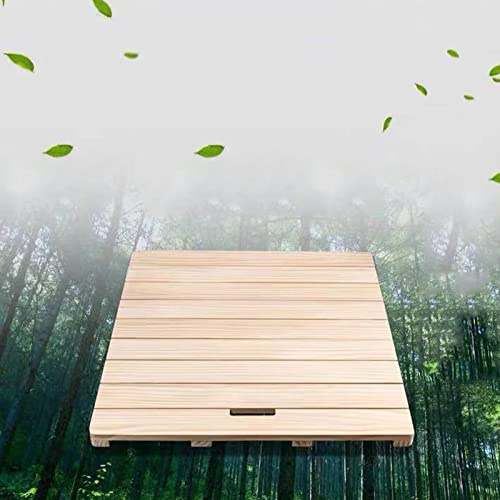 Tapis de douche rectangulaire multifonction antidérapant en bois pour salle de bain et cuisine, 90 x 50 cm, résistant à l'eau, durable et élégant Caillebotis.