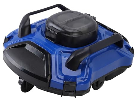 banapoy Nettoyeur de Piscine de Robot sans Fil, Aspirateur de Piscine Robotique Automatique avec Parking, Aspiration Puissante, pour Plat au Sol jusqu'à 914 Pieds Carrés (Prise UE)