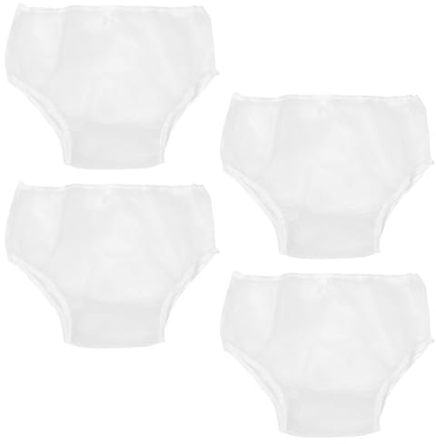 LOORGVEL 4 Stück Pack Windelüberhosen Erwachsene L Auslaufsichere Wiederverwendbare Inkontinenz Unterwäsche mit Vollständiger Abdeckung für Männer und Frauen Waschbar Hautfreundlich Schutz