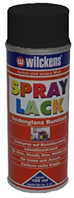 Wilckens Sparylack Buntlack seidenglanz/hochglanz schnelltrocknend Verkehrsschwarz schwarz 400ml (seidenglanz, verkehrsschwarz (schwarz))