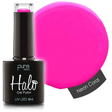 Halo Gel Polish *Full Range 8ml* **CHOOSE YOUR COLOUR(S)** (Neon Coral N2832)