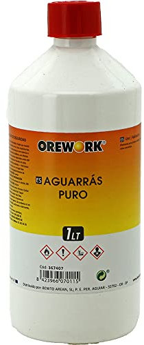 Oework - Aguarras puro 1 L, disolvente de pintura