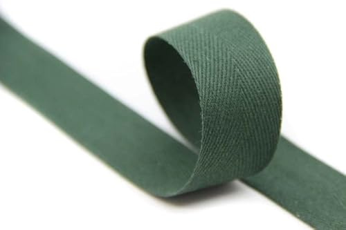 NTS-Nähtechnik 20mm | 5m Köperband | Nahtband | 79% Baumwolle | grün