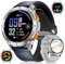 LIGE GPS Montre Connectée Homme Femme avec Appel Bluetooth, Montre Tension Arterielle 1.43 HD avec LED Intégrée/110+Modes Sportifs/Suivi la Santé/Baromètre/Altimètre/Boussole, iOS Android
