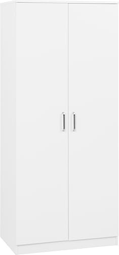 Seconique Dakota 2 Door Wardrobe in White