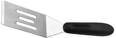 RASTKY Spatel i Rostfritt Stål Spårad Spatel Rostfritt Stål Non Stick Vänd Multifunktionell Matlagningsspatel Japansk Mat Fiskspatel Nonstick Kokkärl
