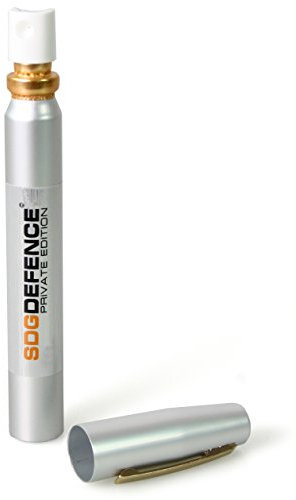 SDG-DEFENCE Pfefferspray im Slim-Design zur Selbstverteidigung, 12 ml (1075€/l)
