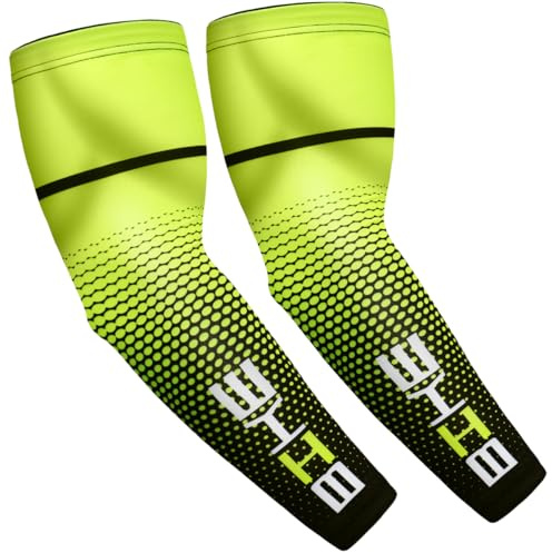 beister Mangas de compresión de enfriamiento con protección solar UV, para hombres y mujeres