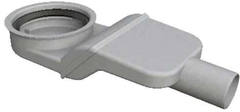 BONOMINI Sifone sogliola Piatto per scarichi Doccia a Pavimento 40mm, Multicolore, Standard