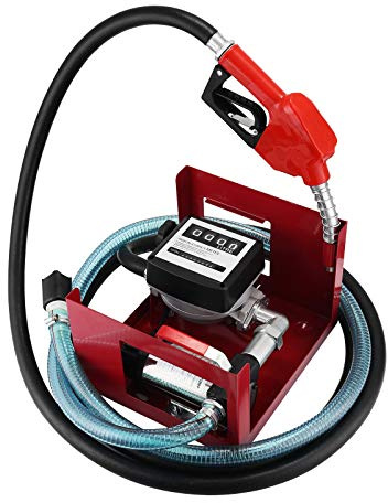 OldFe 40L Dieselpumpe Heizölpumpe 120W Selbstansaugende Ölpumpe 220V Ölabsaugpumpe Selbstansaugend Zählwerk Automatik Pumpe