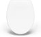 Bullseat® Toilettendeckel mit Absenkautomatik Abnehmbar weiß WC Sitz, Klodeckel Softclose, Klobrille, Toilettensitz, WC Deckel, Toilettenbrille, Oval