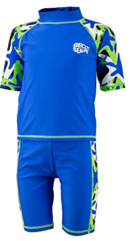 Beco Sealife Kinder Wassersport UV-Anzug 50+ 2-teilig Größe 80/86-152/158 (as3, Numeric, Numeric_152, Numeric_158, Regular, blau, 152/158)