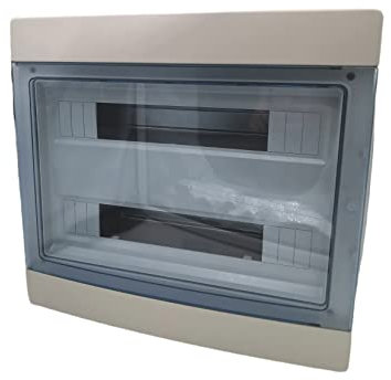 Quadro elettrico centralina stagna 2 4 8 6 12 14 24 36 54 moduli DIN IP65 box superfice esterno a parete impermeabile scatola per interruttori (24-36 Moduli)
