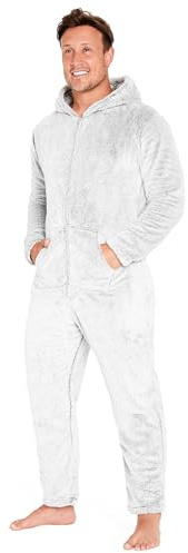 CityComfort Combinaison Pyjama Homme Grenouillere Homme Combi Pyjama Onesie Tout en Un Chaud en Polaire M-3XL