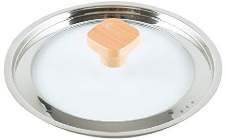 Pannlock Byte av pannlock Transparent glaskastrulllock för att passa alla sås- och stekersättningslock (klar 20cm)