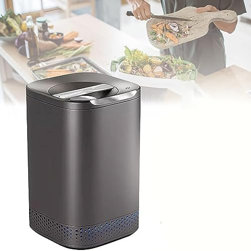 Compostiera da Cucina Elettrica,Compostiera da Cucina Intelligente per Rifiuti,Bidone per Il Compostaggio per La Casa E La Cucina,Ciclatore Automatico per Rifiuti Alimentari da Banco,220V