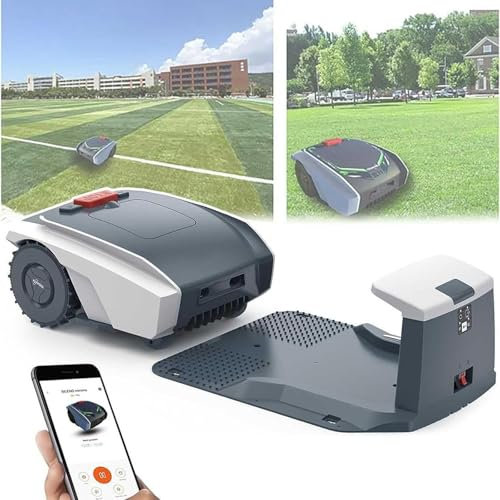 YLANMEI Robot cortacésped para Jardines Grandes de hasta 1500 m2 / Robot cortacésped automático para césped Cuidado con conectividad de Control de Aplicaciones,B