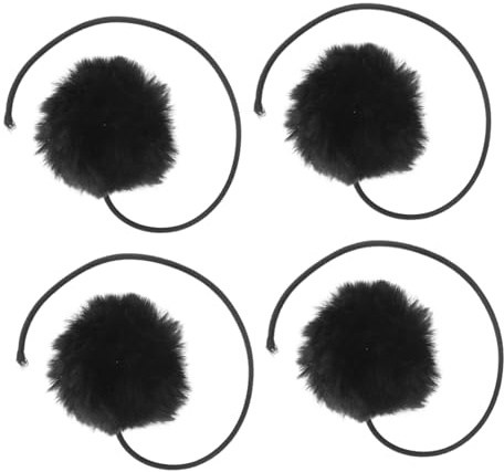 Happyyami Giocattolo Sospeso per Gatti con Palla a Molla e Campanellino, Set da 4 Pezzi, Sostitutivo per Tiragraffi e Alberi per Gatti, Materiale Morbido per Gioco Interattivo e Protezione