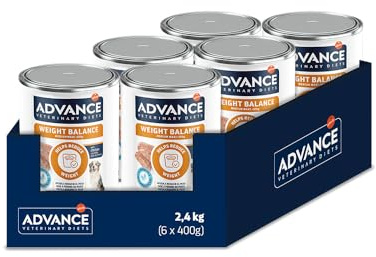 Advance Diets Cibo Umido per Cani - Weight Balance - 6 scatolette da 400g