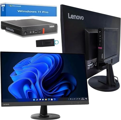 Ordinateur tout-en-un Lenovo 27 | i7-8700T | 16 Go RAM | SSD Crucial 1 To | Wi-Fi/Bluetooth | Windows 11 Pro + Office 2021 | PC complet prêt à l’emploi