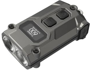 Nitecore TINI 3 grau – LED Schlüsselbundlampe 600 Lumen 3000k-6500k USB-C