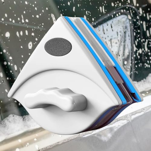 Magnetisk fönsterrengöring, fönsterputsare, dubbelsidig magnetisk fönsterrengöringsborste, magnetisk fönsterrengöring, för enkel glaserade fönster med en tjocklek på 3–8 mm