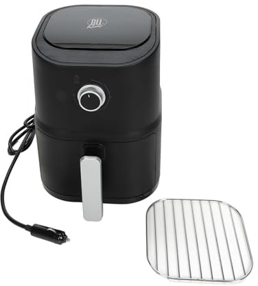 All Ride Airfryer 24V – Heißluftfritteuse für LKWs - Mit Heißlufttechnologie - Kompakt 3L - 250W - 73cm Kabel - Schwarz | Für LKWs und Wohnwagen, Heißlufttechnologie, Kompakt, 73cm Kabel