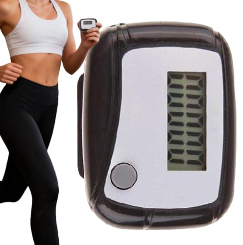 shpuuyy Contador De Pasos para Caminar,Medidor Portátil - Podómetro para Caminar Pasos Y Kilómetros,para Viajes Diarios, Deporte, Correr, Senderismo, Gimnasio, Niños, Hombres y Mujeres