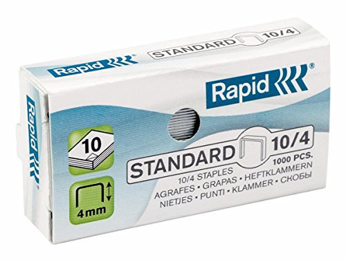 Rapid Heftklammern (No. 10 Standard, verzinkt) 1000 Stück
