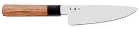 Kai Seki Magoroku Red Wood Cuchillo de cocina, cuchillo, cuchillo universal, cuchillo de cocina, 15 cm, Mgr de 0150 C