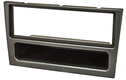 tomzz Audio 2439-065 Panel de Radio Compatible con Opel Agila Corsa C Combo Omega B Vectra C Vivaro Meriva Suzuki Ignis Wagon R Charcoal Metallic