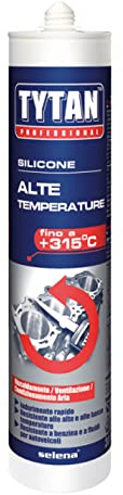TYTAN - Sellador de altas temperaturas, color rojo, 300 ml